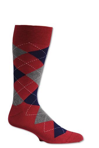 Men Cotton Argyle Socks