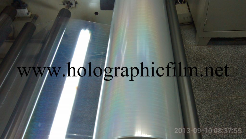 Seamless pet holographic film 16 micron