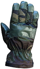 Army camouflage winter glove