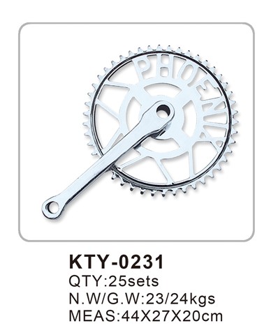 chainwheel and crank