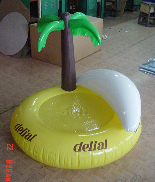 inflatable floating island