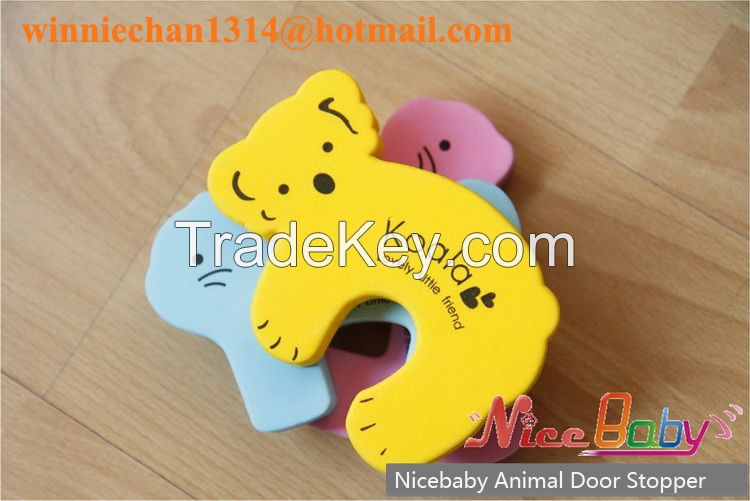 Baby Safety Cartoon Animal Door Stopper Children Safety Door Stopper Baby Safety Finger Pinch Guard