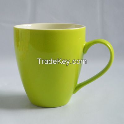 Stoneware mug, taza de cafe with custom logo