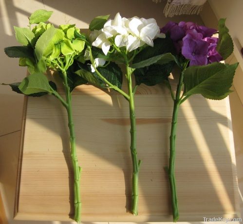 Short Hydrangea Stem artificial flower fake flower silk flower