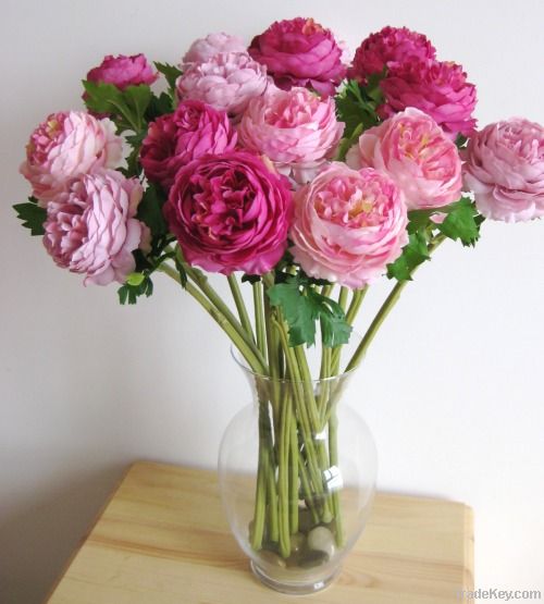 Wholesale Ranunculus Stem artificial flower decoration wedding