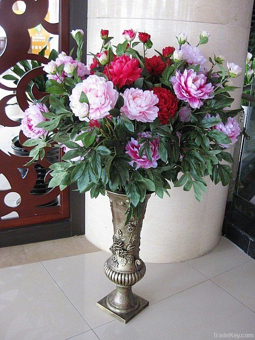 Peony Spray artificial flower decoration wedding