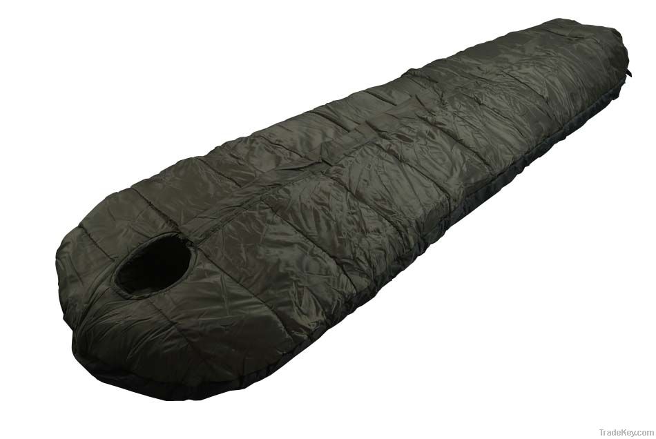 Warm military sleeping bag