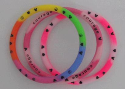 PVC 2D, 3D, items Silicon Wrist band