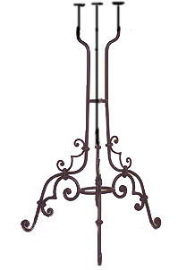 wrought iron candle holder