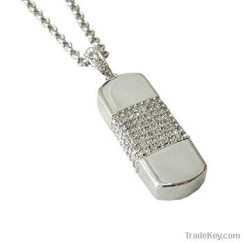 USB Crystal Pendant Flash Drive