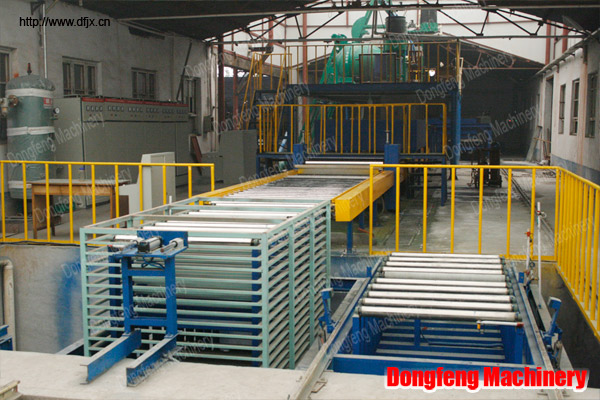 Magnesium oxide board production line