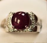 925 Silver Ring with Carnelian (LTG0071)