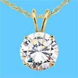 9k Yellow Gold Pendant With Gemstone (LPG1114)