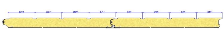 PU garage door panel line