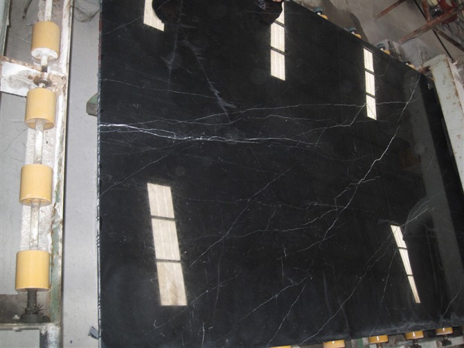 Nero marquina stone slab