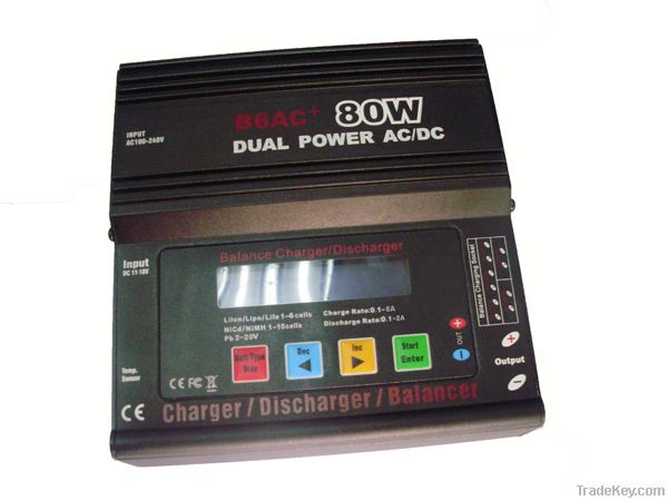 AC/DC B6AC+ 80W battery charger integrated in power supply