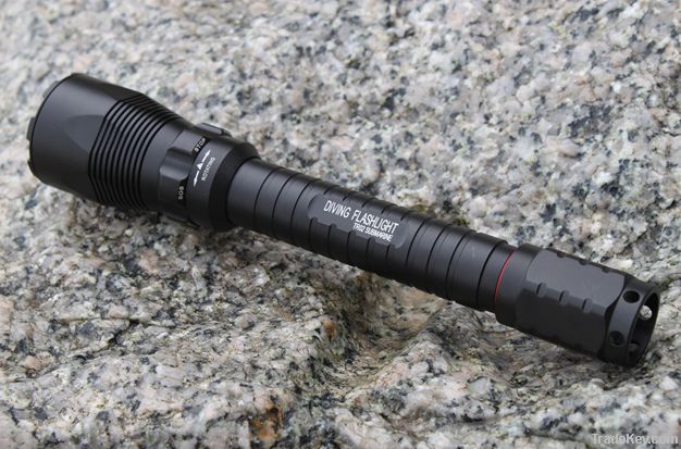 High power diving flashlight underwater 10meters