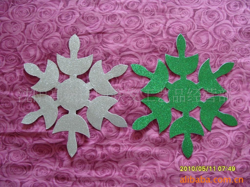 Glitter Paper system Christmas day snowflake