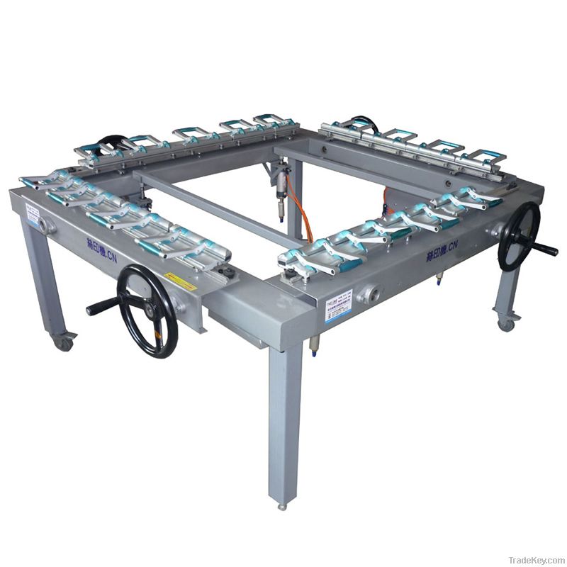 Mesh stretching machine