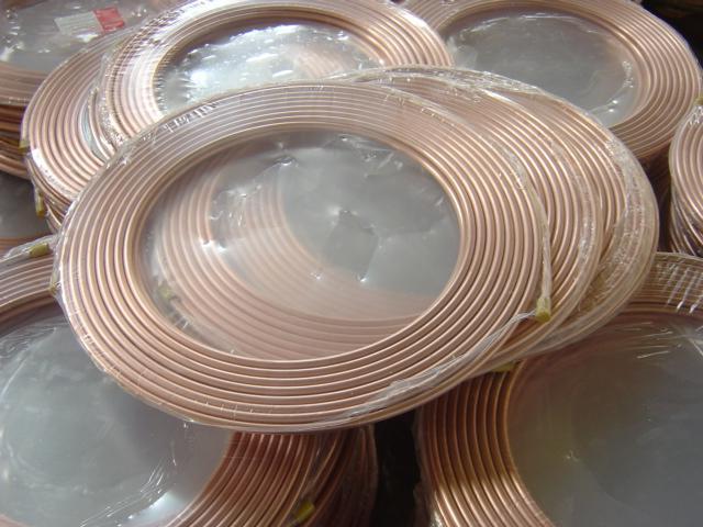 Copper tube coil