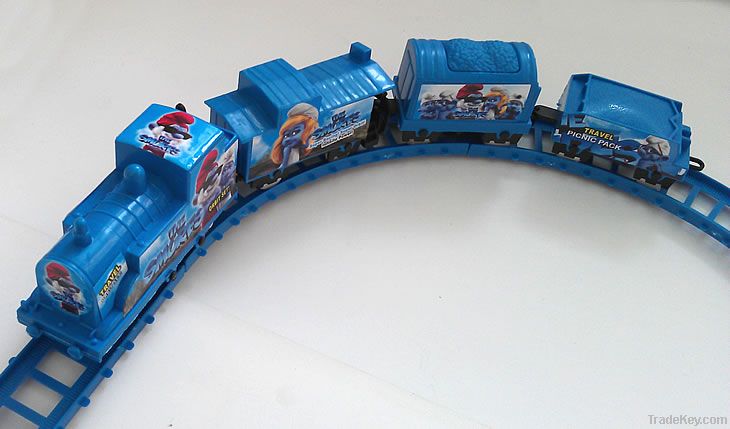 2012 new THE SMURFS Train Track Rail Toys HOT