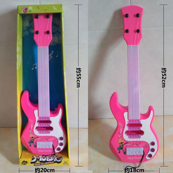 Plastic Education Guitar Toys with Light