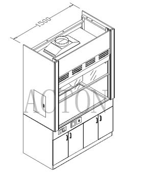 laboratory furniture-fume hood