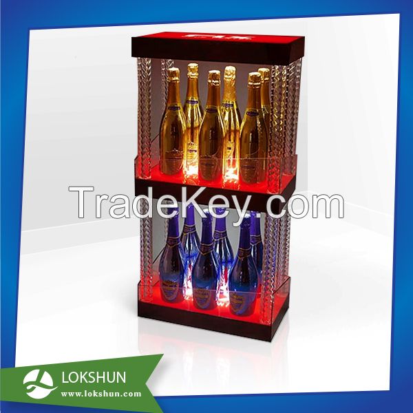 Acrylic LED Illuminated Wine Display, China Acrylic Display manufacturer