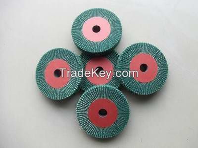 Non woven flap wheel, flap brush