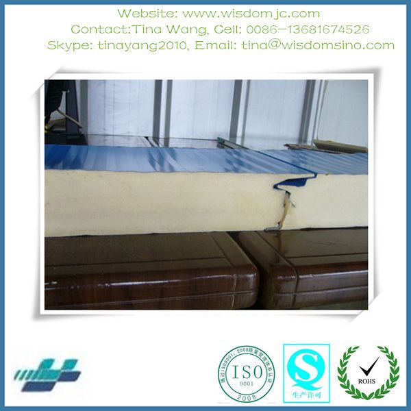 good quality metal PU wall panel for prefab building