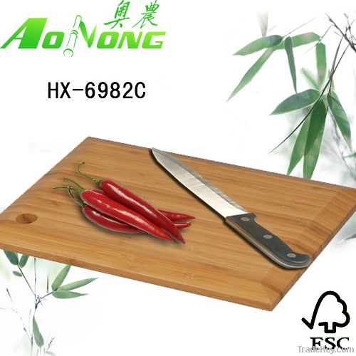 Square bamboo chopping board