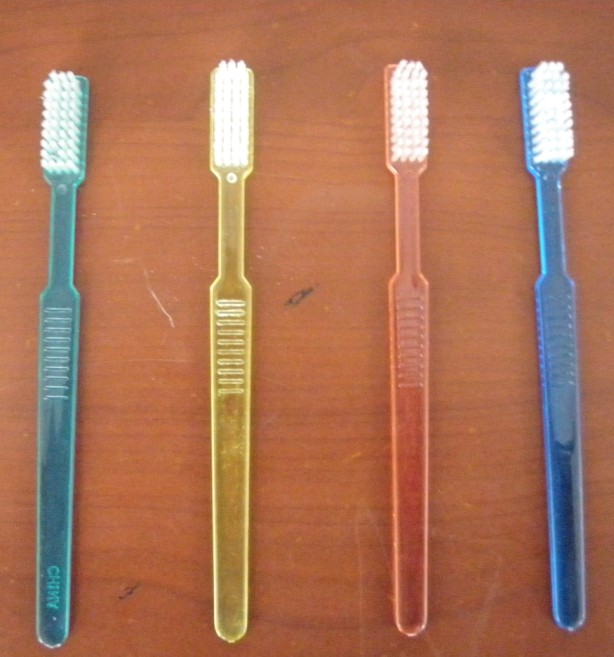 Prepasted toothbrush