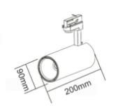 High cost-effective 30W 3phase COB led track light