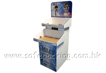 Corrugated paper display;floor display;cardboard display