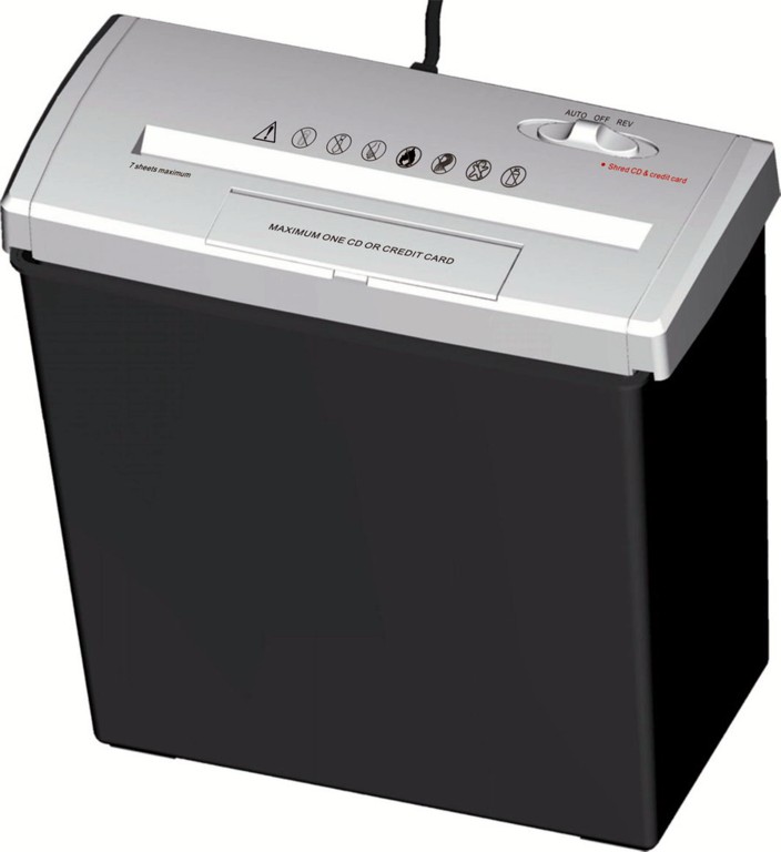 stripe cut paper shredder