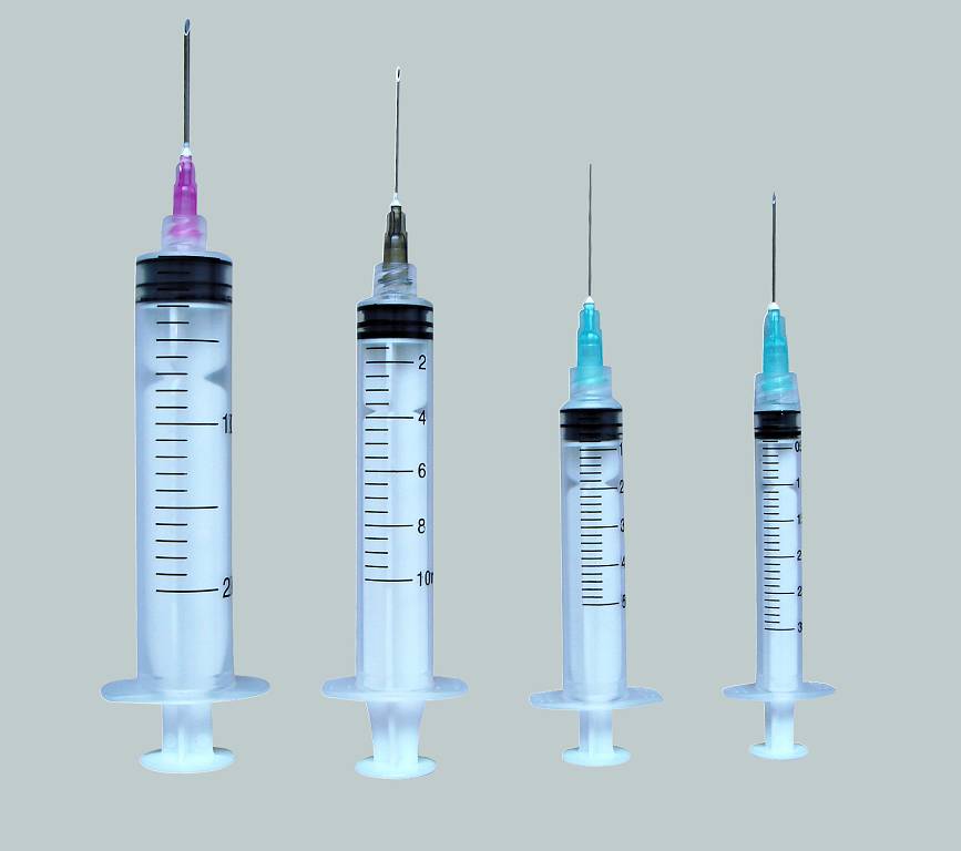 3-Part Disposable Luer lock Syrigne