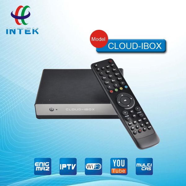 Fast speed cloud ibox HD cloud-ibox enigma 2 support IPTV YouTube wifi cloud ibox with v3 Satellite TV Receiver 