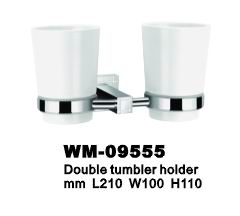 Double tumbler holder