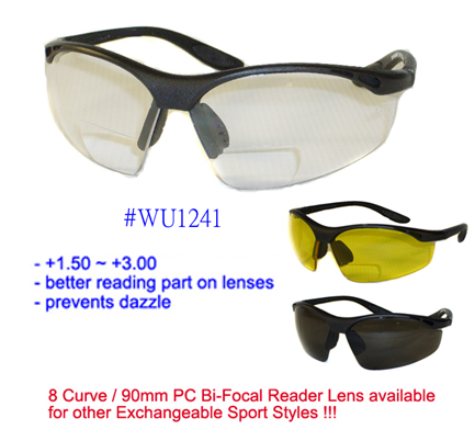 Safety &amp; Sport Reader &amp; bi focal safety / sport glasses