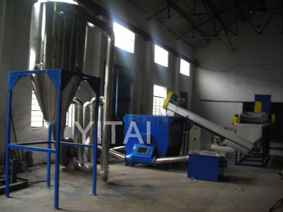 plastic recycling machinery