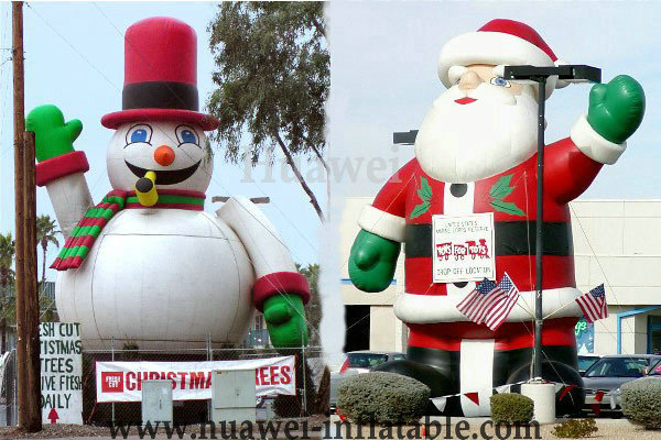 inflatable santa