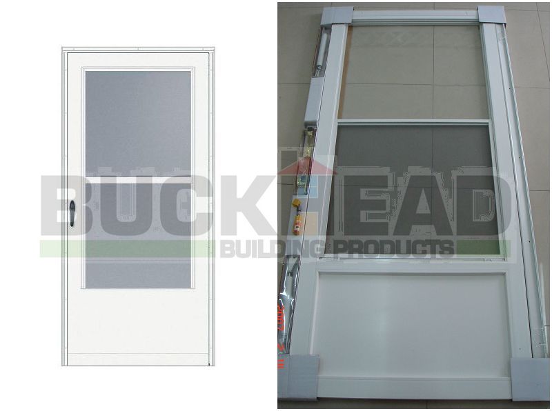 PVC Storm Door