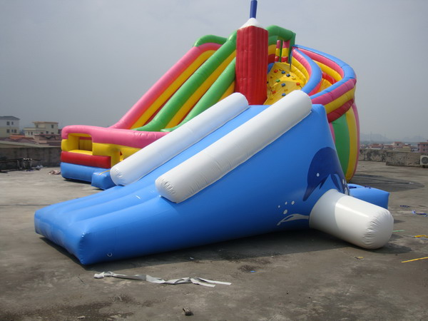 inflatable water slide