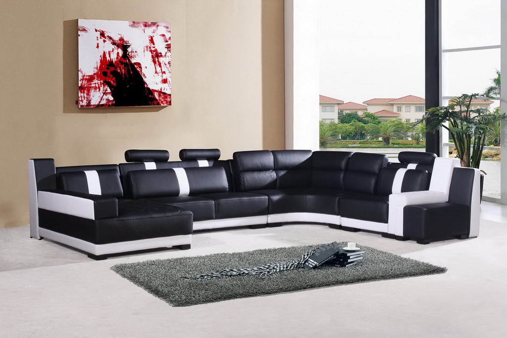 leather sofa