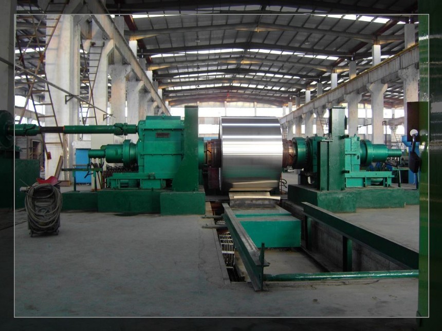 aluminum sheet tension leveling line(straightening machine)