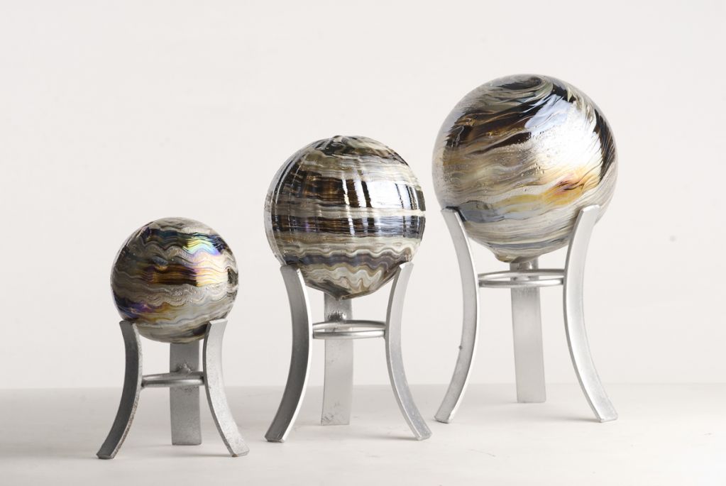 Glass Gazing Balls and Globes / blown glass shperes