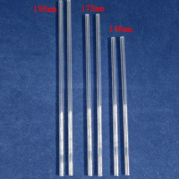 OD 4mm clear low OH silica tube with different length for electric heating etc.