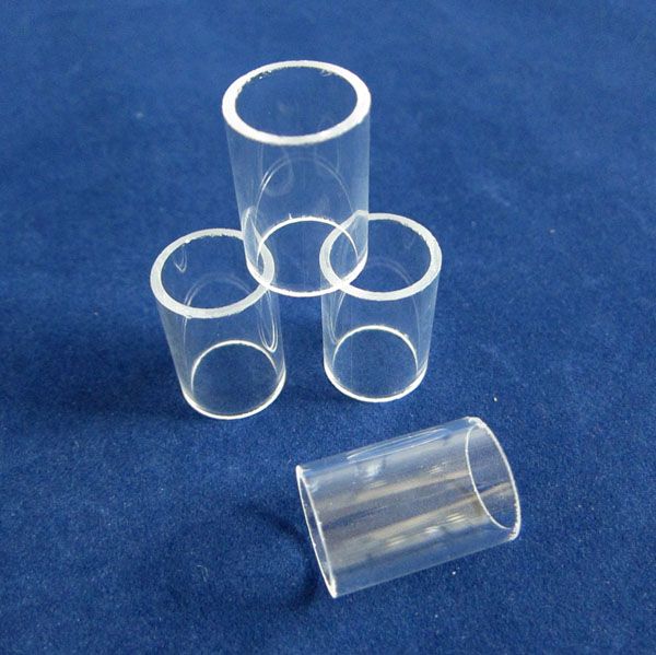 Cutted quartz glass tubes used as quartz sleeve