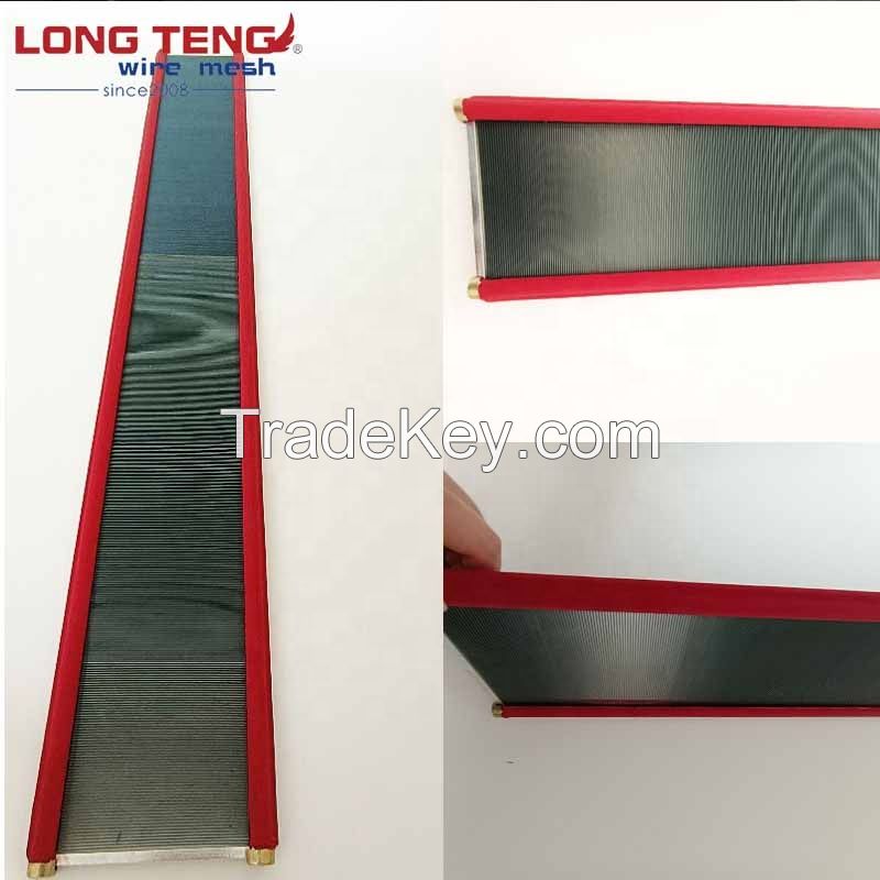 41 Inch Length Red Carbon Steel Rods / Strong Textile Steel Reeds / Cotton Spinning Loom Reeds