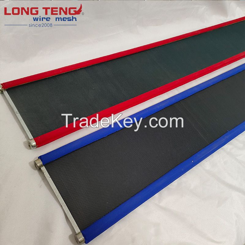 41 Inch Length Red Carbon Steel Rods / Strong Textile Steel Reeds / Cotton Spinning Loom Reeds